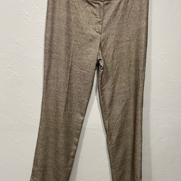 Escada 2 Pieces Suit Sz 40 brown with gold accents - Picture 5 of 12